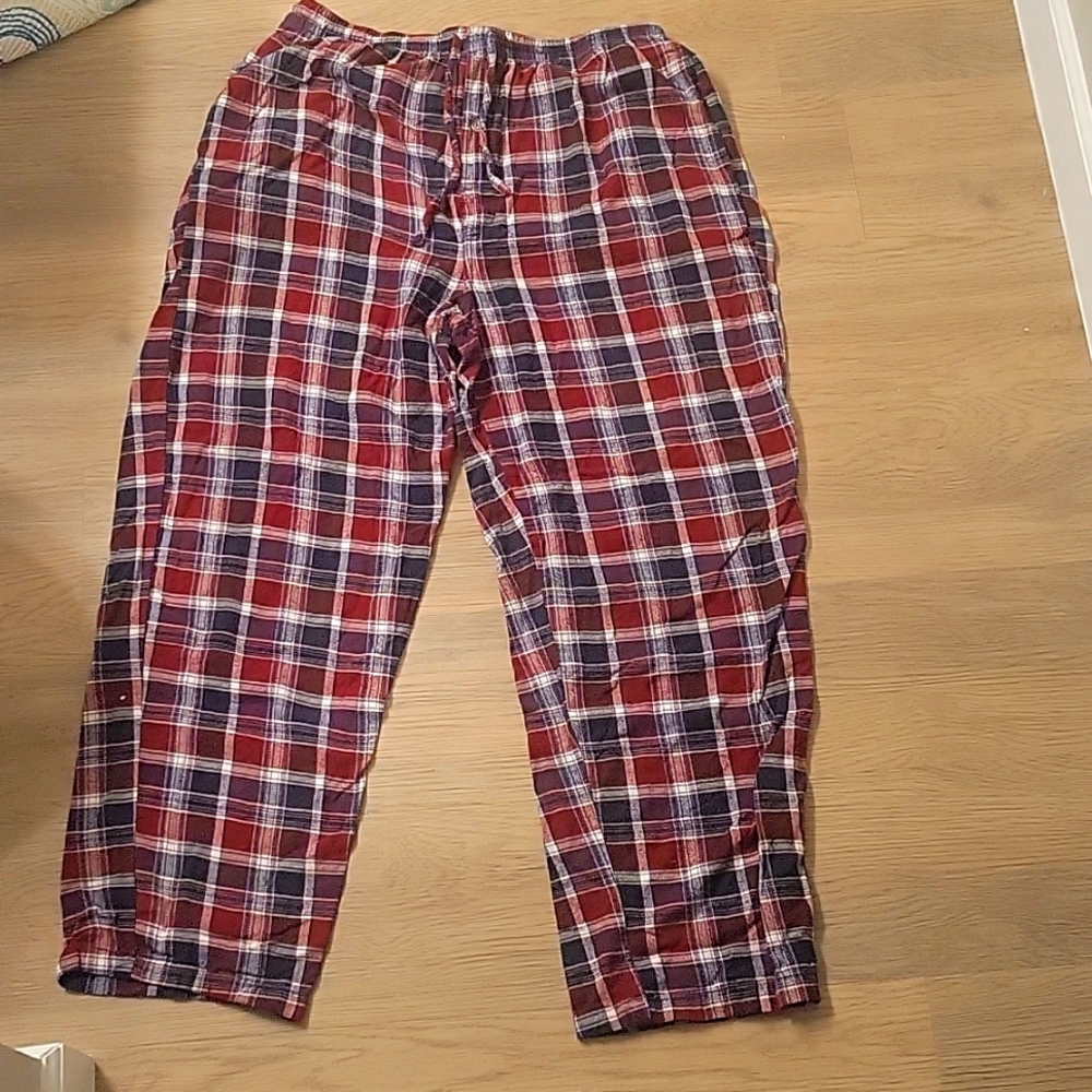 Plaid pj pants